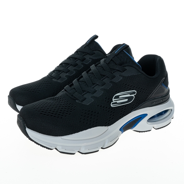 SKECHERS SKECH-AIR VENTURA 男 運動 黑藍色 氣墊 休閒鞋 寬楦款 232655WBKBL