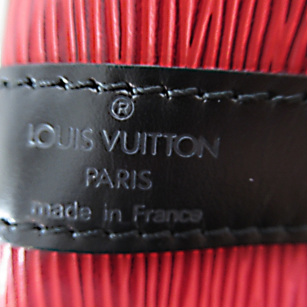 【二手名牌BRAND OFF】LOUIS VUITTON LV 路易威登 卡斯提爾紅 黑色 Epi皮革 Petit Noe 水桶包 M44172 product thumbnail 6