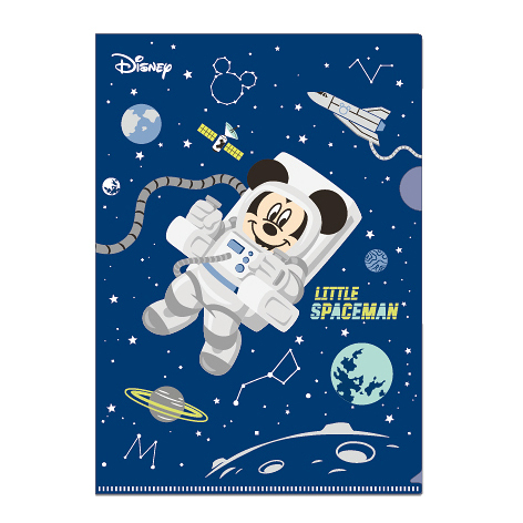 迪士尼Disney L型文件夾-太空人米奇