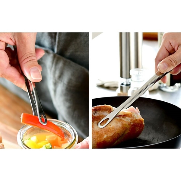 日本製 燒肉夾 烤肉夾 可立式烤肉夾 不鏽鋼夾子 燒烤夾 夾子 公筷夾 食物夾 分菜夾 不鏽鋼夾 product thumbnail 9