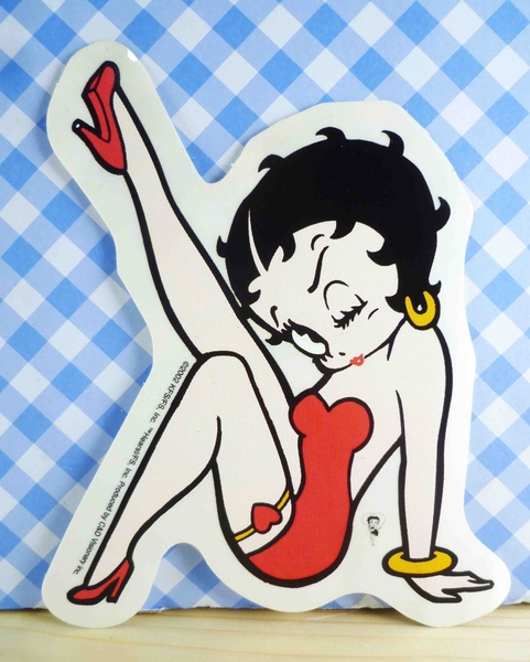 【震撼精品百貨】Betty Boop_貝蒂~貼紙-踢腳 product thumbnail 2