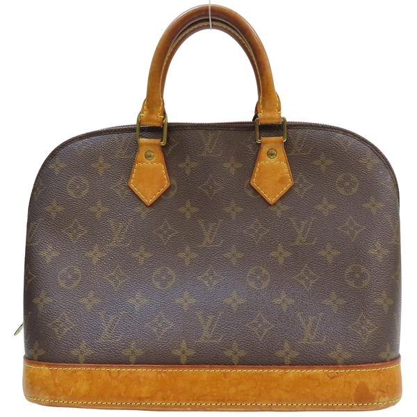 【二手名牌BRAND OFF】LOUIS VUITTON 路易威登 棕色 原花 PVC塗層帆布 手提包 M51130