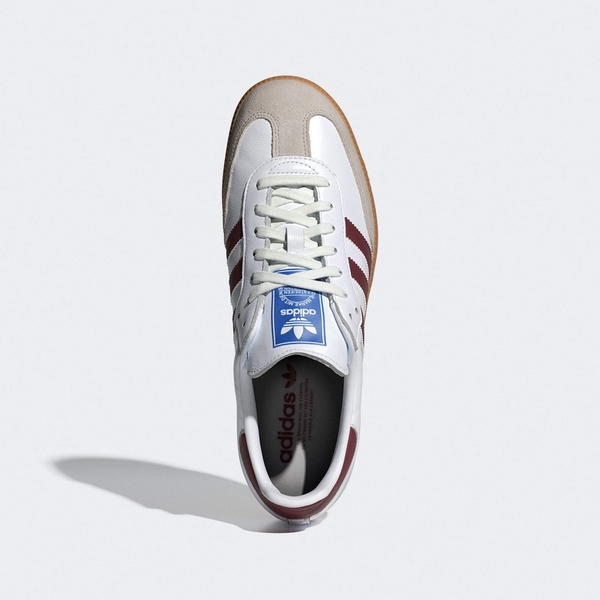 adidas 愛迪達 SAMBA OG 運動鞋 酒紅白 休閒鞋 經典 復古鞋 中性 IF3813 product thumbnail 2