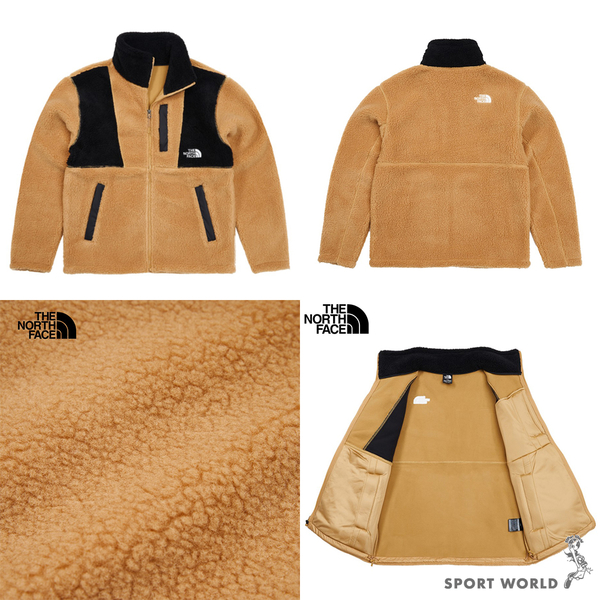 The North Face 北面 男裝 女裝 外套 羊羔毛 藍黑/棕黑【運動世界】NF0A87VM92A/NF0A87VMKOM product thumbnail 6