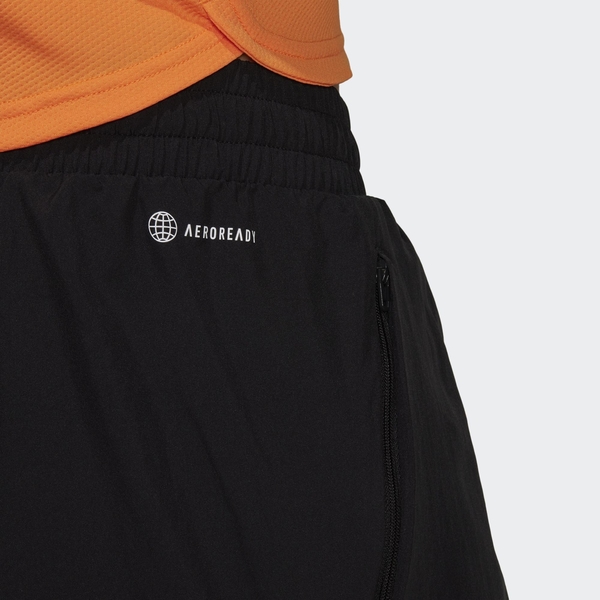 Adidas AEROREADY 男款 黑色 短褲訓練 吸濕排汗 拉鍊口袋 HF7204【KAORACER】 product thumbnail 6