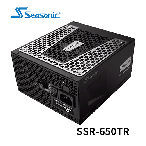 Seasonic 海韻 PRIME 650TR ULTRA 650W TITANIUM 全模組 80 PLUS 鈦金 12年保固 電源供應器  SSR-650TR