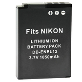 Kamera Nikon EN-EL12 高品質鋰電池 KeyMission 170 KeyMission 360 COOLPIX A900 保固1年 ENEL12 可加購 充電器