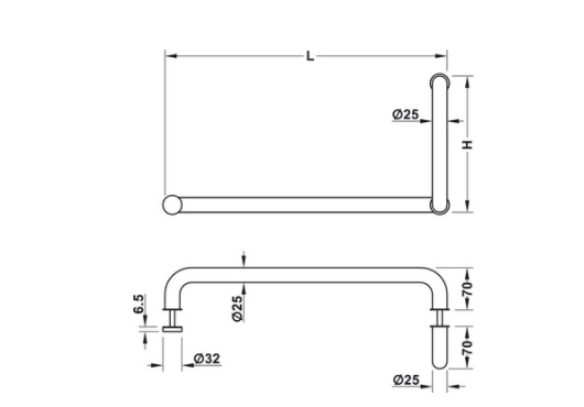 【麗室衛浴】德國 HAFELE981.52.116 不鏽鋼烤霧黑色拉門把手 尺寸50CM product thumbnail 2