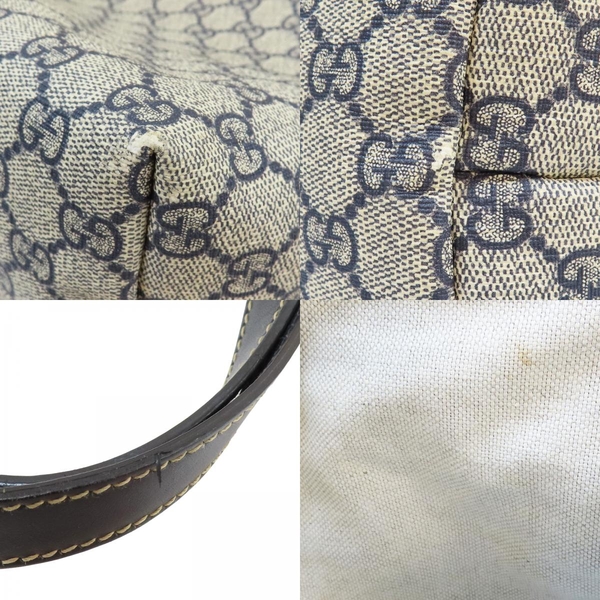 【二手名牌BRAND OFF】GUCCI 古馳 烏木 深藍色 PVC塗層帆布 單肩包 211137/486628 product thumbnail 9