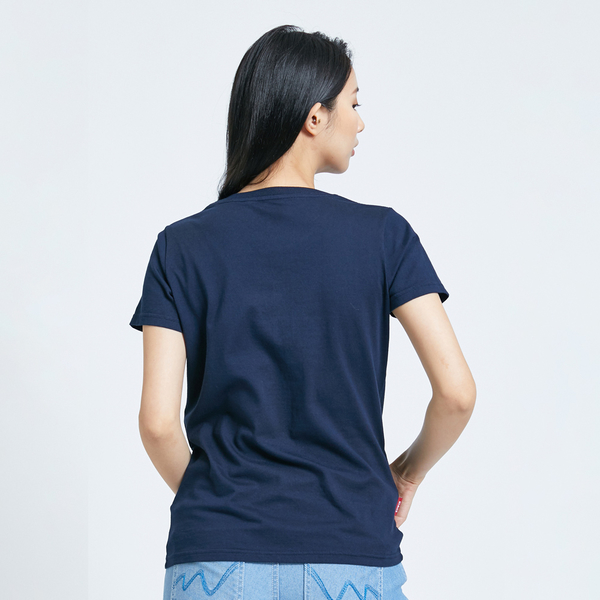 【人氣復刻款】EDWIN 蔬果總匯LOGO短袖T恤-女款 丈青色