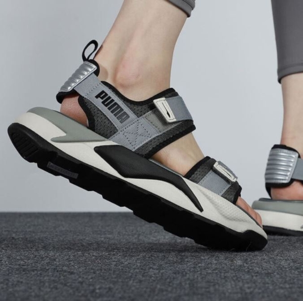 PUMA涼鞋 RS-Sandal 男女款灰黑色休閒涼拖鞋 37486204 product thumbnail 3