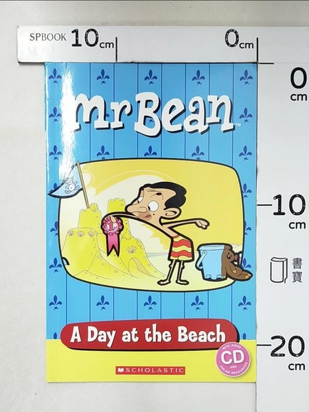【書寶二手書T1／語言學習_KDZ】Scholastic Popcorn Readers Starter Level: Mr. Bean: A Day at the Beach with CD_Silver Sa