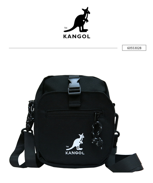 KANGOL 英國袋鼠 側背包 刺繡LOGO 隨身小包 休閒包 斜背包 60553028 得意時袋 product thumbnail 3