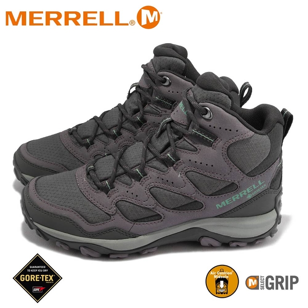 【merrell 美國 女 west rim sport mid gore-tex中筒登山鞋《藕紫色》】ml036900/健行鞋