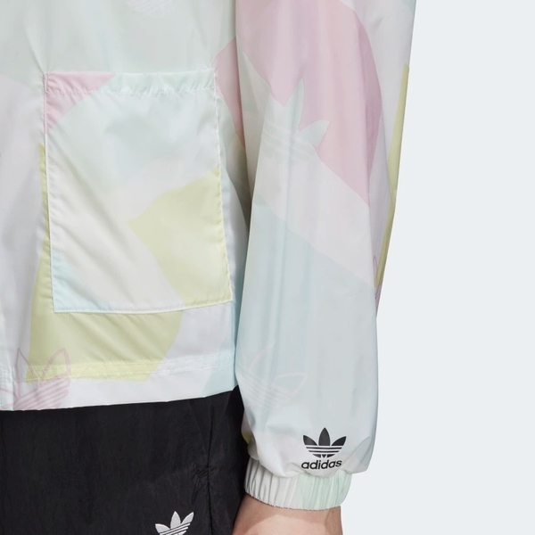 ADIDAS GRAPHIC WINDBREAKER 女裝 外套 連帽 慢跑 休閒 防風 三葉草 眼睛 彩色【運動世界】GK3680 product thumbnail 8