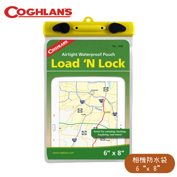 【COGHLANS 加拿大 Load'N Lock 6吋 x 8吋 相機防水袋】1352/夾鍊式防水袋/可觸控