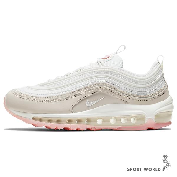 Nike 女鞋 休閒鞋 Air Max 97 全氣墊 白粉奶茶【運動世界】CT1904-100[現貨下殺]