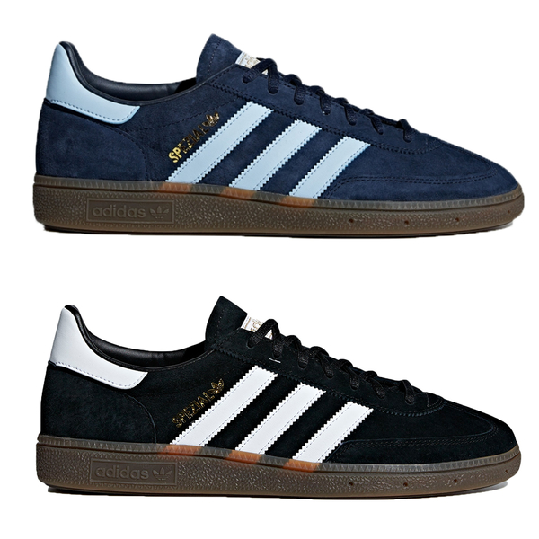 Adidas 休閒鞋男鞋女鞋麂皮HANDBALL SPEZIAL 藍/黑【運動世界】BD7633