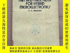 二手書博民逛書店thin罕見and thick films for hybrid microelectronics（P206）