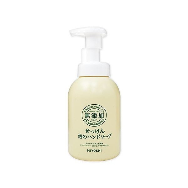 日本 MIYOSHI 無添加泡沫洗手乳(350ml)【小三美日】