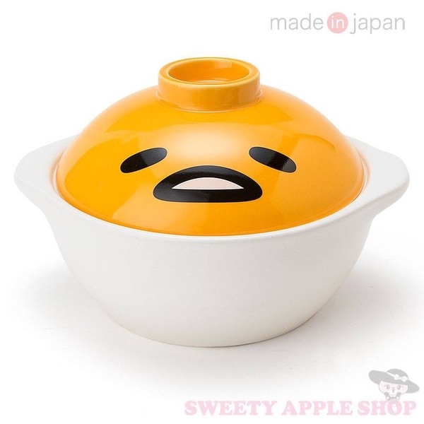 日本限定三麗鷗日本製蛋黃哥陶瓷土鍋 Sweety Apple Shop Yahoo奇摩超級商城