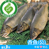 ｜台北魚市｜產銷履歷 驗證香魚 330g (2尾/包)