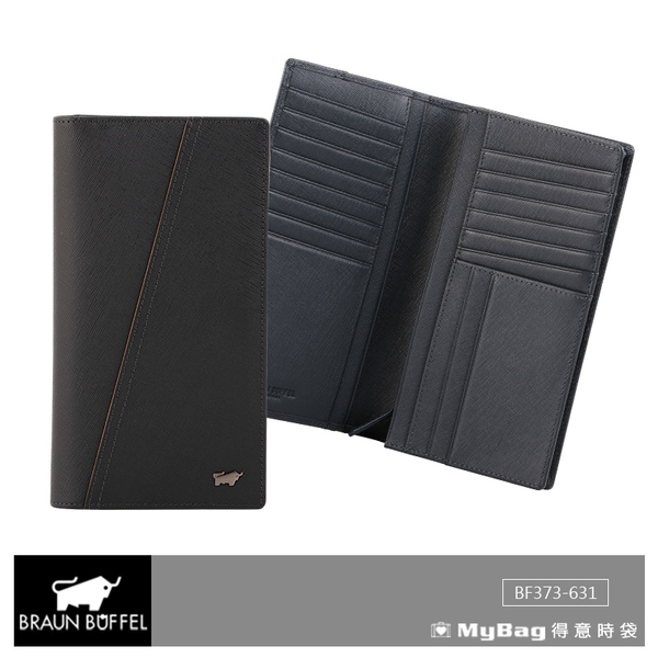 BRAUN BUFFEL 小金牛 長夾 艾康尼克系列 17卡拉鍊零錢袋皮夾 BF373-631 得意時袋