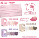 艾爾絲 Hello Kitty五色漸層醫...