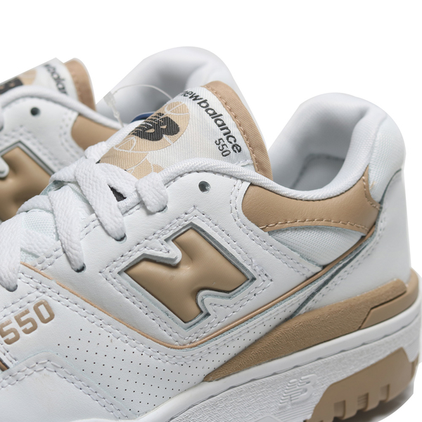 NEW BALANCE 休閒鞋 NB 550 白 卡其 經典款 復古 女 BBW550BT product thumbnail 3