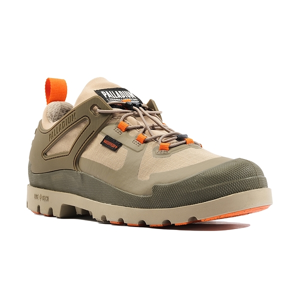 PALLADIUM PAMPA OX L+ CAGE WP+ 輕量 低筒 防水 快穿系列 卡其 男