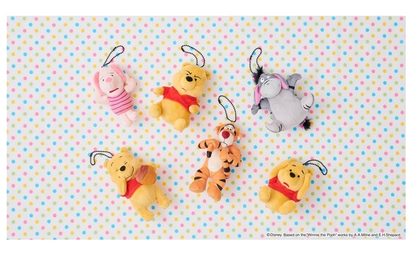 【震撼精品百貨】小熊維尼 Winnie the Pooh ~迪士尼 Disney 小熊維尼MEME系列絨毛吊飾-躲起來*70598 product thumbnail 3