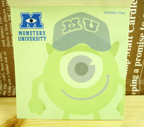 【震撼精品百貨】Monsters University_怪獸大學~便條本-橘星星圖案 product thumbnail 6