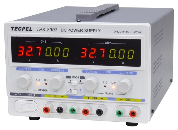 泰菱電子◆ TPS-3303 三通道線性電源供應器 TECPEL