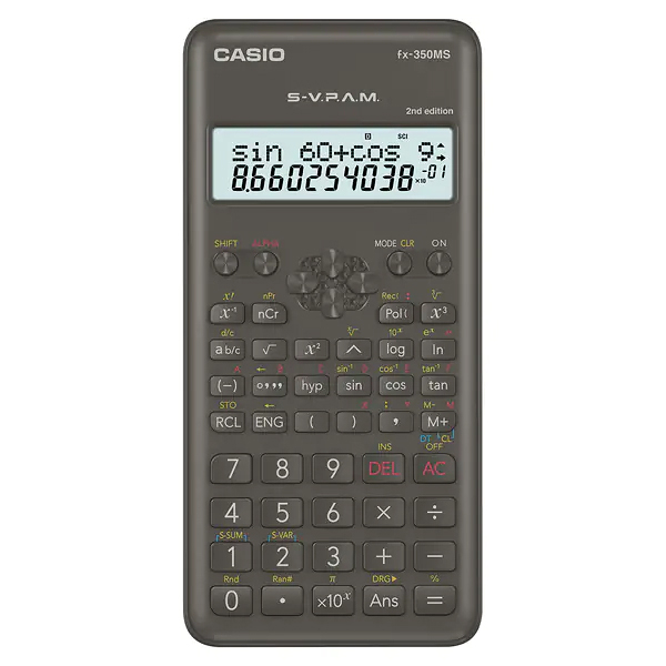 CASIO 卡西歐 FX-350MS-2 科學型標準計算機 工程用