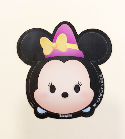 【震撼精品百貨】Micky Mouse_米奇/米妮 ~Q版貼紙-4入-米妮