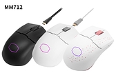 米特3C數位–Cooler Master 酷碼 MM712 輕量三模無線RGB電競滑鼠/白/黑/粉
