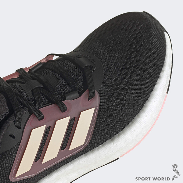 Adidas PUREBOOST 22 女鞋 慢跑 BOOST中底 避震 網布 透氣 黑粉【運動世界】HQ8581 product thumbnail 7