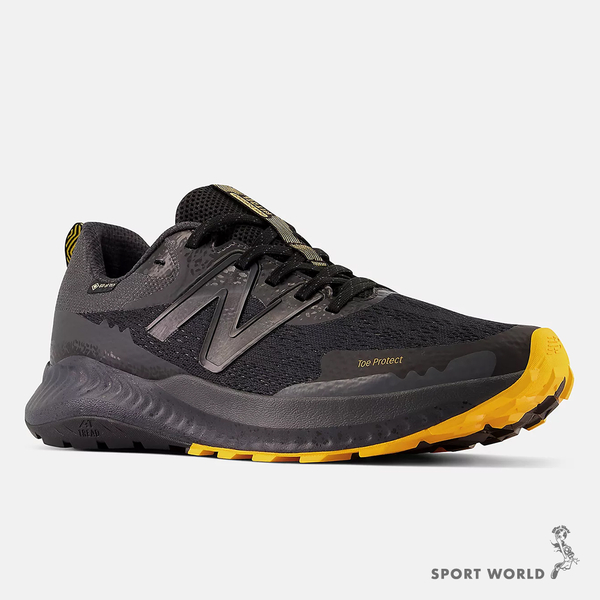 New Balance 男鞋 越野鞋 慢跑鞋 防潑水 4E超寬楦 DynaSoft Nitrel v5 GTX 黑黃【運動世界】MTNTRGB5-4E product thumbnail 3