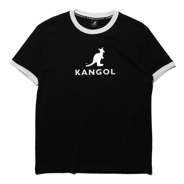 KANGOL 短袖 短T 袋鼠 黑 滾白邊 大LOGO 男 (布魯克林) 6125101420 product thumbnail 2