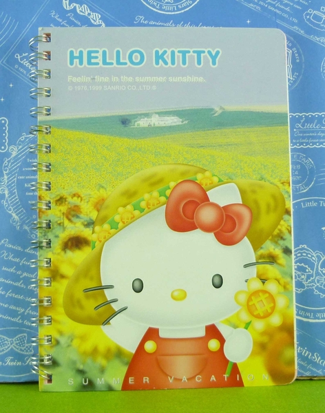 【震撼精品百貨】Hello Kitty 凱蒂貓~筆記本~太陽花【共1款】