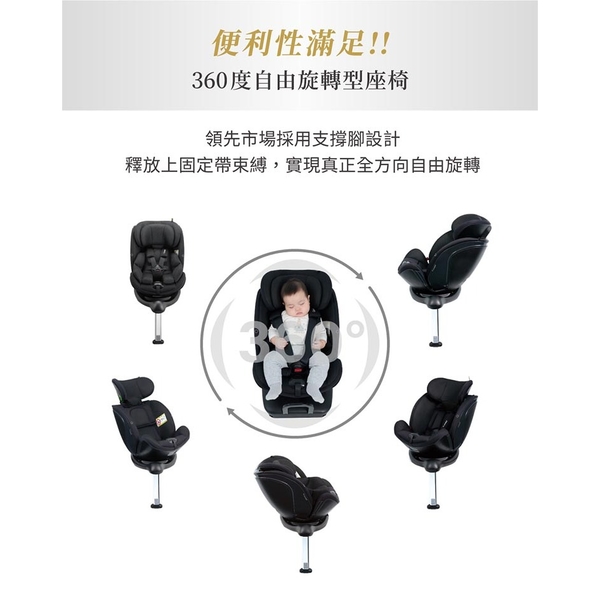 Combi 康貝 CrossAge 360 SLISOFIX汽車安全座椅 0-12歲【佳兒園婦幼館】 product thumbnail 3