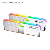 米特3C數位–曜越 鋼影 TOUGHRAM XG RGB 記憶體 DDR4 4000MHz 16GB(8GBx2)/白色/RG06D408GX2-4000C19B