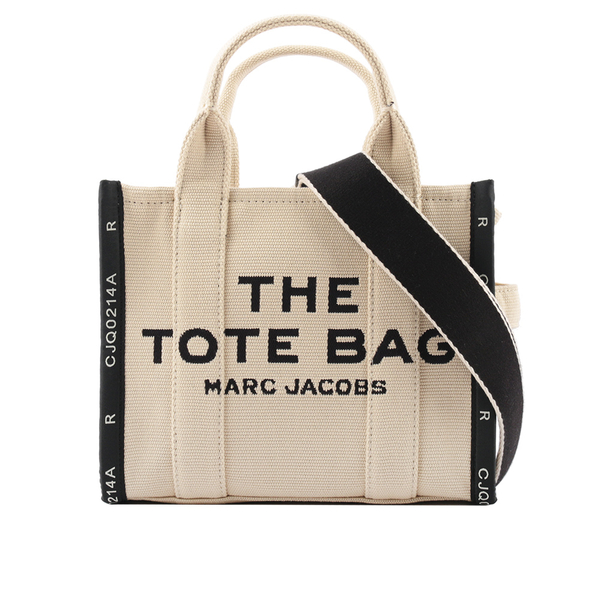 【MARC JACOBS】THE JACQUARD TOTE 雙色迷你托特包(淺米色/黑色) M0017025 263