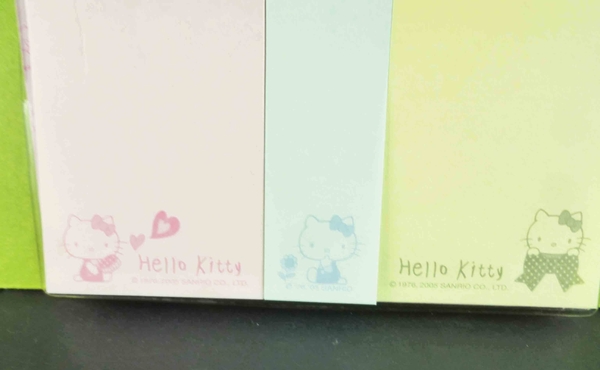 【震撼精品百貨】Hello Kitty 凱蒂貓~自黏便條-粉蝴蝶結 product thumbnail 4
