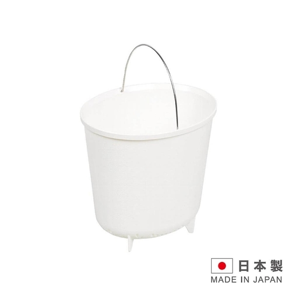 MODURE 日本製 桌上型廚餘桶-白 SAN-HB2508