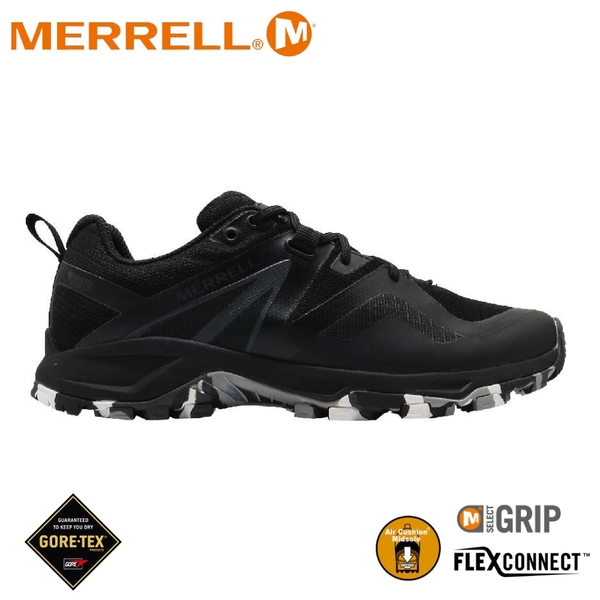 【MERRELL 美國 男 MQM FLEX 2 GORE-TEX JPN健行鞋《黑》】ML035549/休閒鞋/健行/戶外鞋