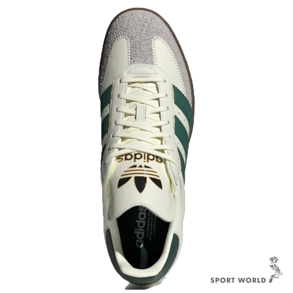 Adidas SAMBA OG 休閒鞋 男鞋 女鞋 皮革 焦糖底 米白綠【運動世界】IF1811 product thumbnail 5