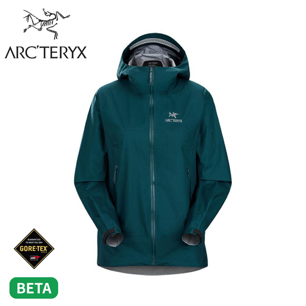 【ARC'TERYX 始祖鳥 女 Beta 防水外套《迷惑藍》】29113/防風外套/防水夾克/連帽外套/GORE-TEX