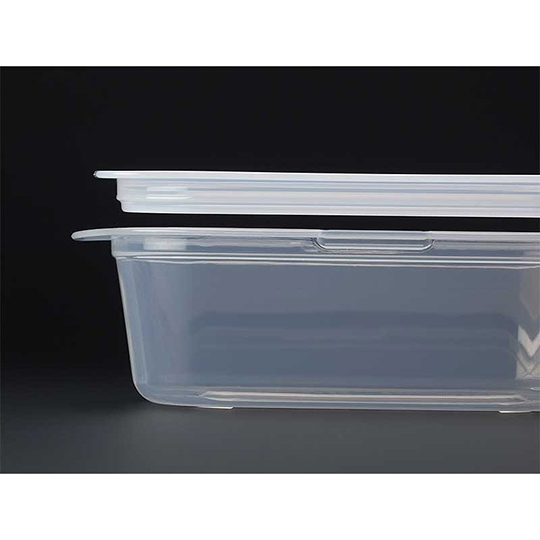 小禮堂 INOMATA 日製 方形塑膠保鮮盒組 透明保鮮盒 微波便當盒 (9入 灰白盒裝) 4905596-183068 product thumbnail 5