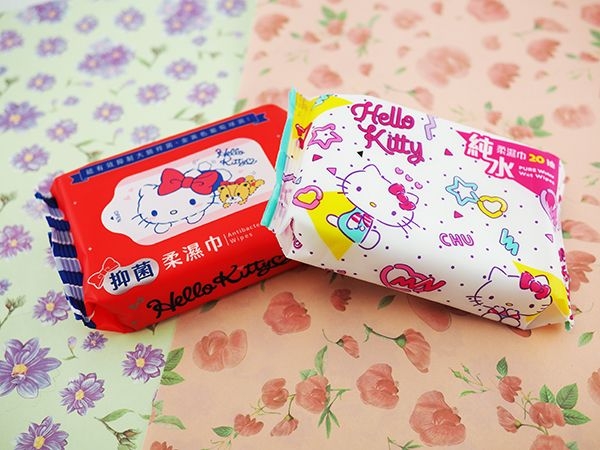 Hello Kitty 純水／抑菌 柔濕巾(20抽) 款式可選【小三美日】三麗鷗授權 product thumbnail 2